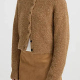 Marlo Cardigan in Camel Blanca