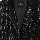 Sara Blazer in Black Sequin Anine Bing