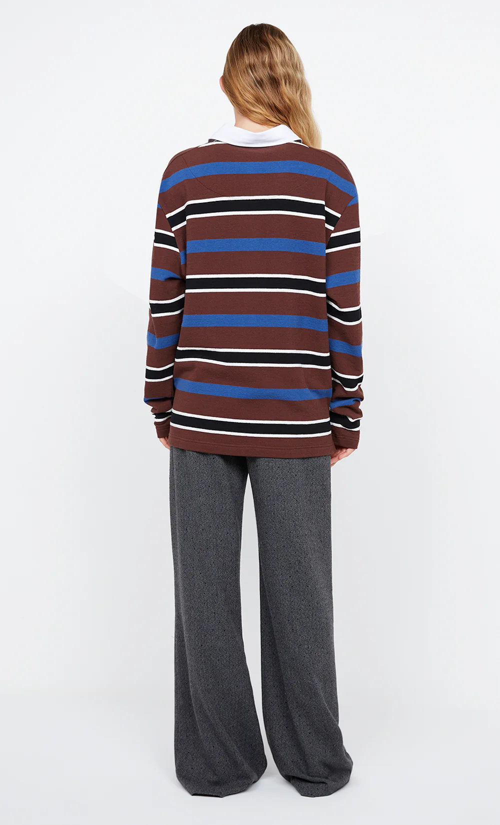 Kylo Jersey in Plum Indigo Stripe Bec and Bridge