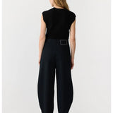 Cotton Twill Barrel Leg Pant Bassike