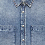 Dante Denim Shirt in Bleached Blue Anine Bing