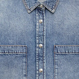 Dante Denim Shirt in Bleached Blue Anine Bing