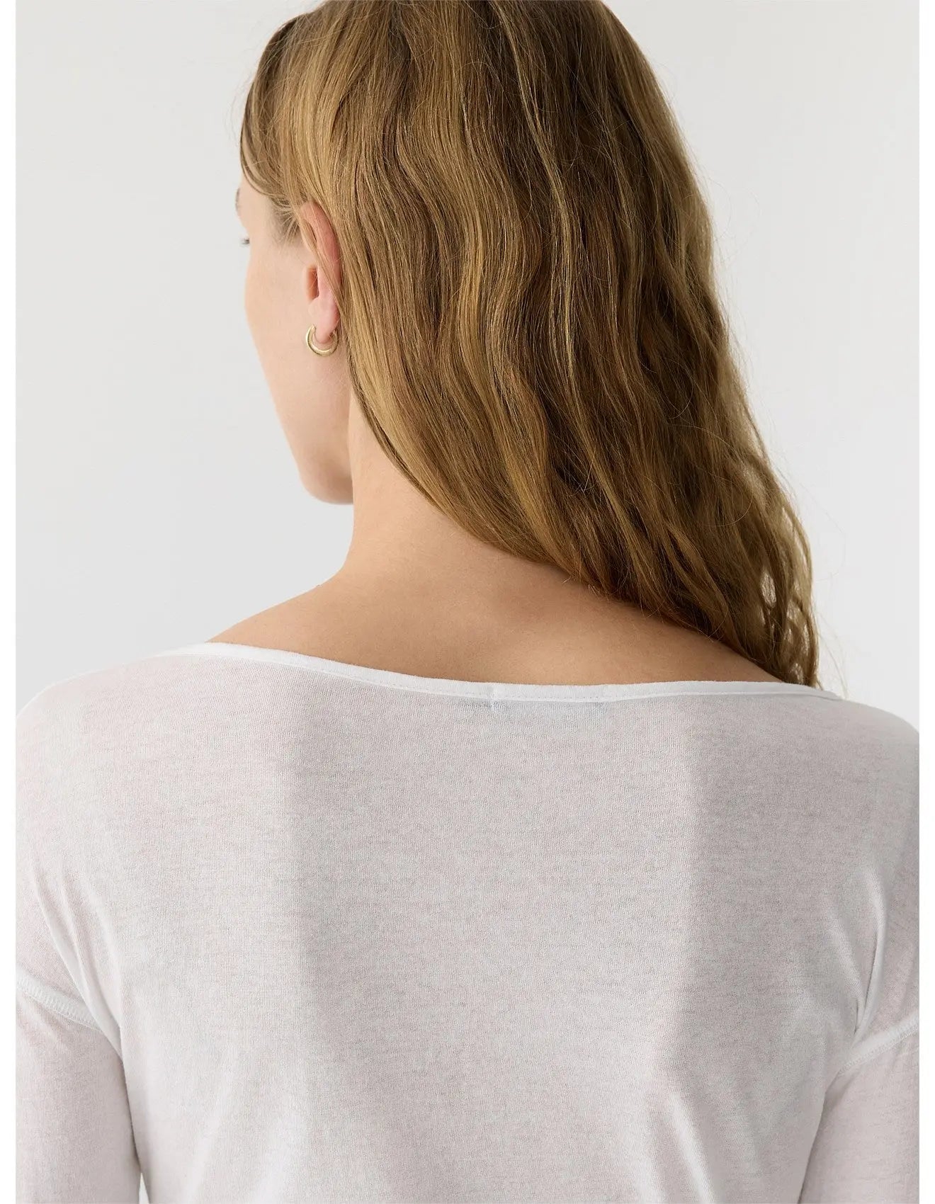 Boatneck Superfine L/S T- Shirt BASSIKE