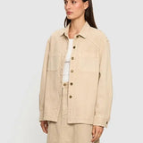 Evie Denim Shirt in Sand Kivari