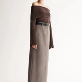 Alexa Knit Top in Chocolate Elka Collective