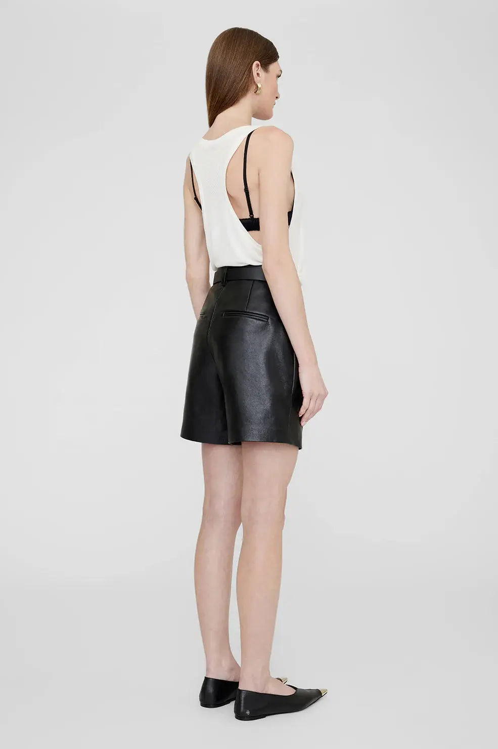 Carmen Short in Recycled Leather Anine Bing
