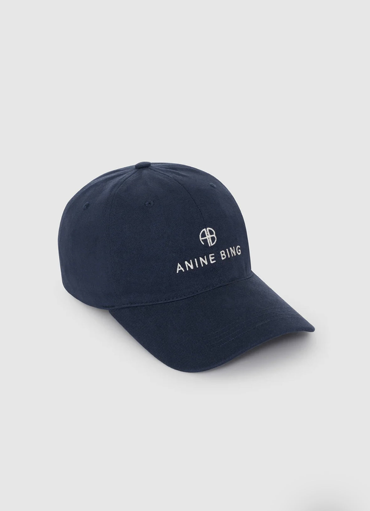 Jeremy Baseball Cap in Washed Navy Anine Bing
