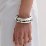 Dome Bangle in Gunmetal Anna Rossi