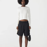 Pique Basketball Short in Black and Lemon BASSIKE