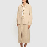 Evie Denim Shirt in Sand Kivari