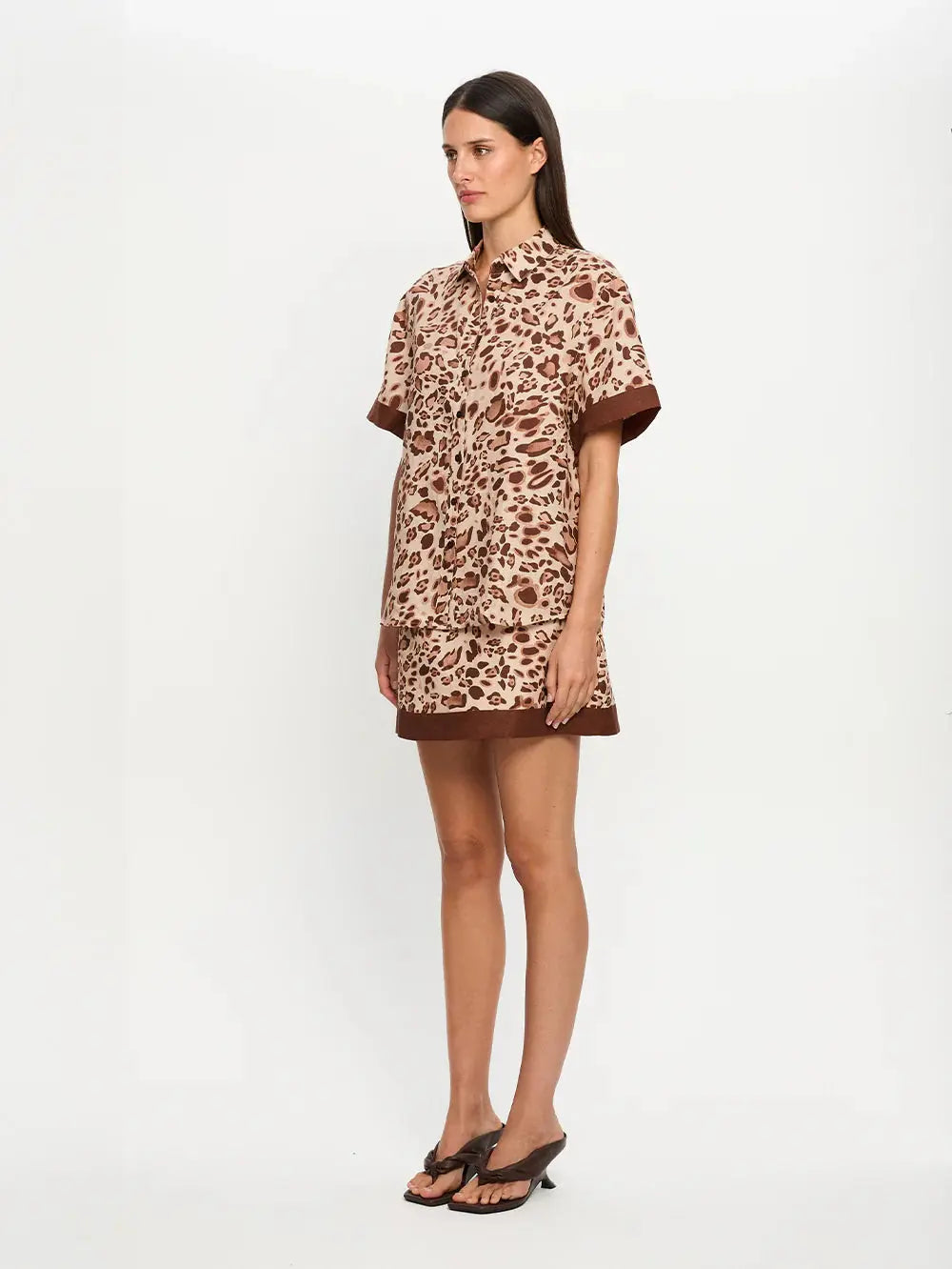 Paris Shirt in Leopard Kivari
