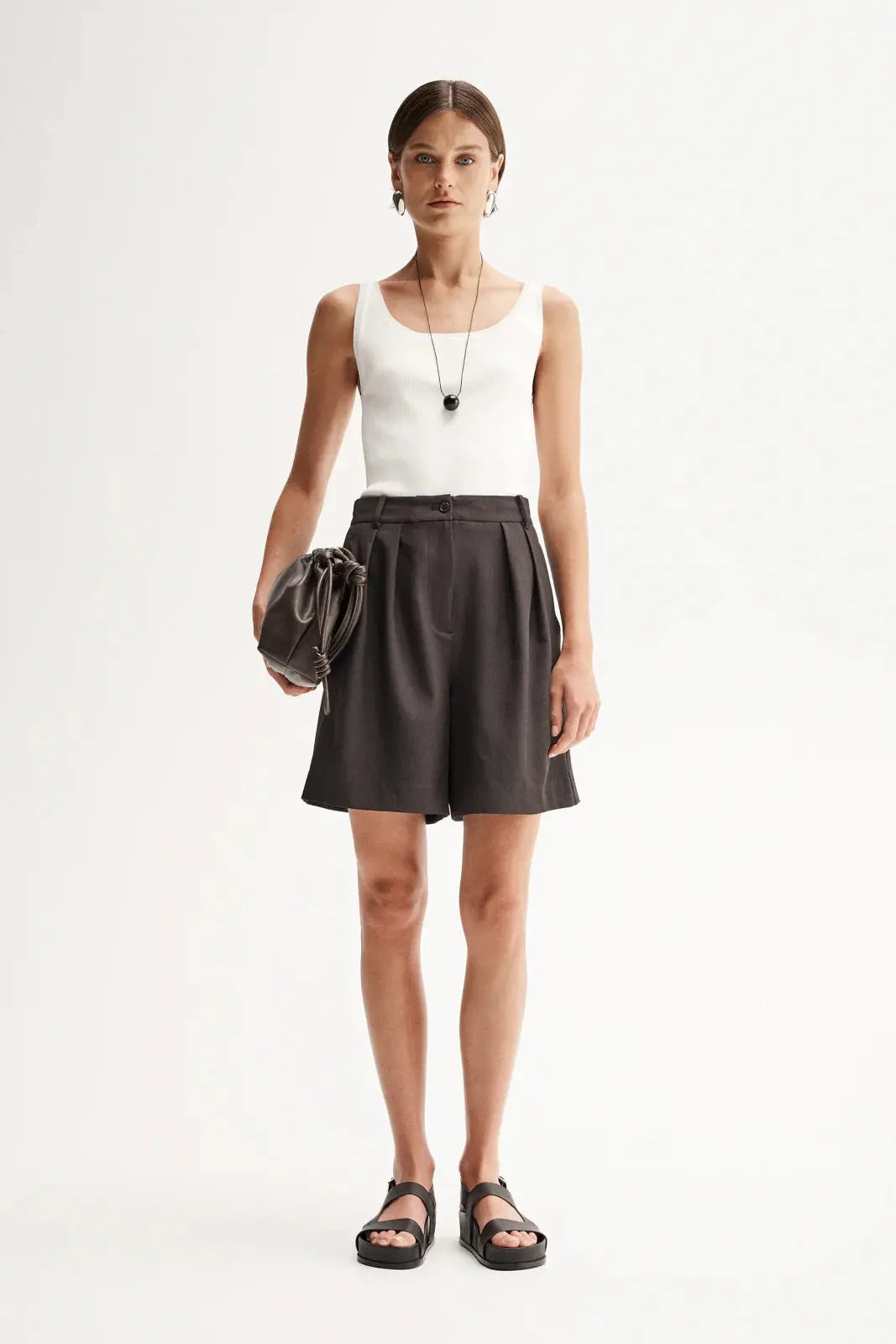 Pharoah Short in Chocolate Elka Collective