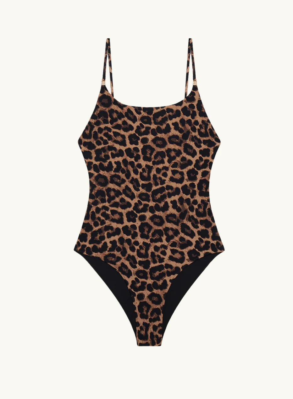 Vesta One Piece in Leopard Anine Bing