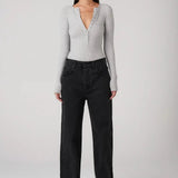 Lara Bodysuit in Grey Marle Bayse Brand