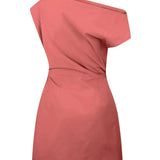 Pallas Mini Dress with in Washed Red One of Others