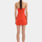 Panettone Mini Dress in Tangerine Sir.