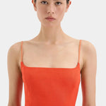 Panettone Mini Dress in Tangerine Sir.