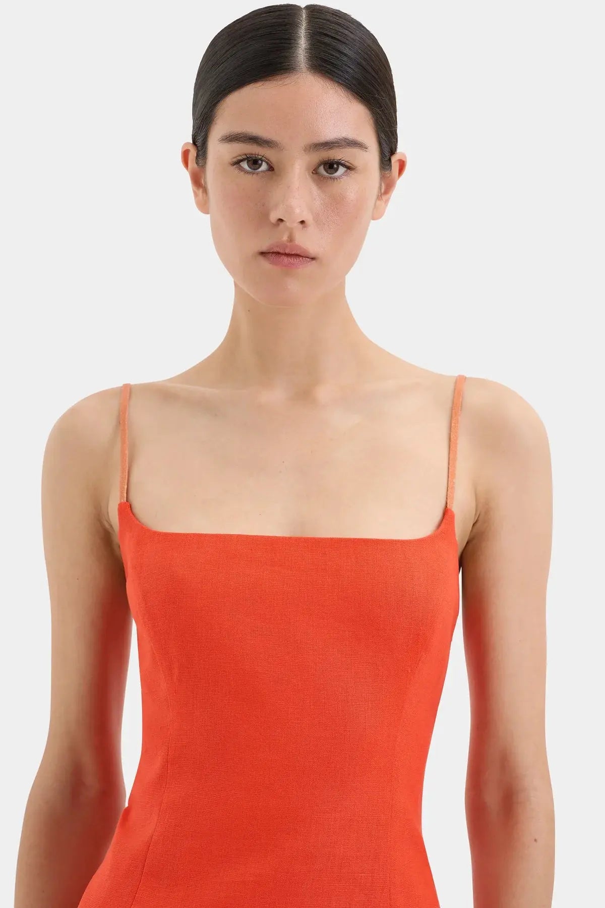 Panettone Mini Dress in Tangerine Sir.