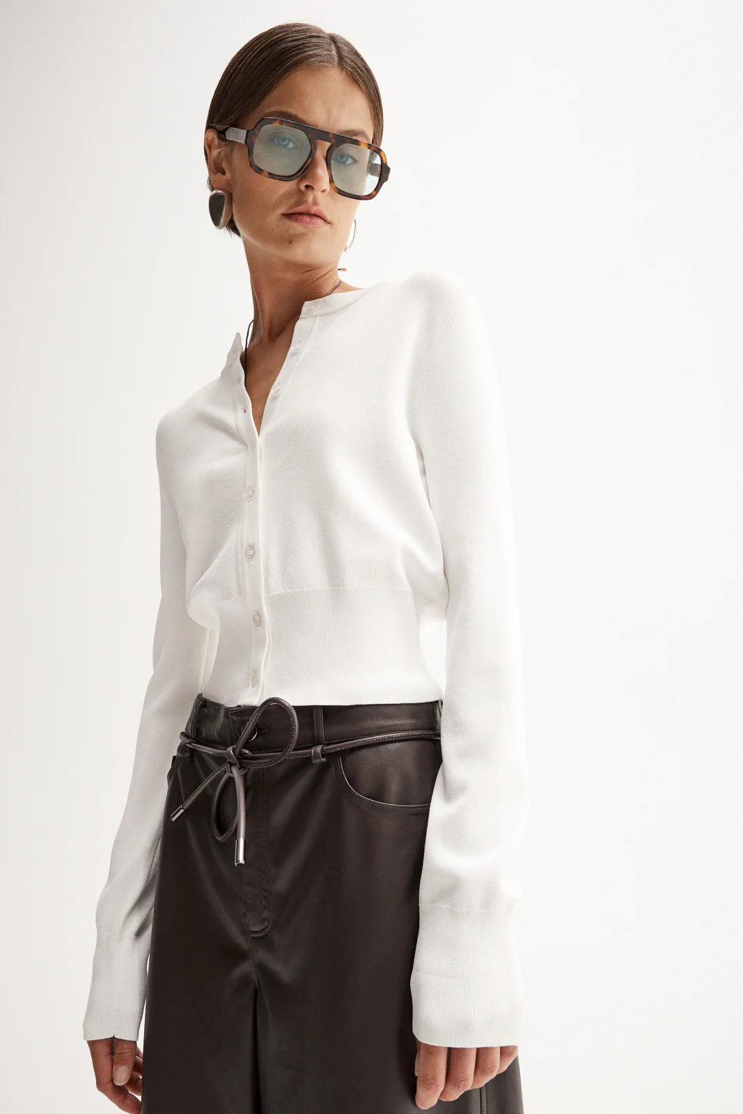 Victoria Knit in White Elka Collective