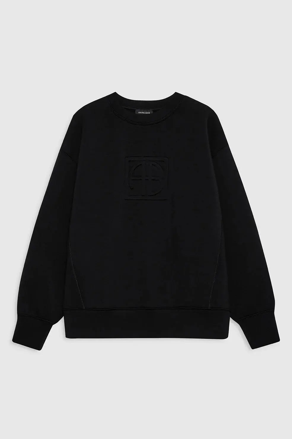 Alto Sweatshirt Framed Monogram Black Anine Bing