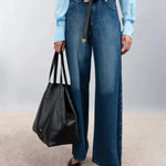 McCartney jean high rise wide leg Viktoria + Woods