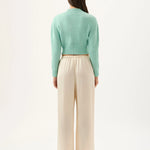 Miles Pant in Ivory Roame