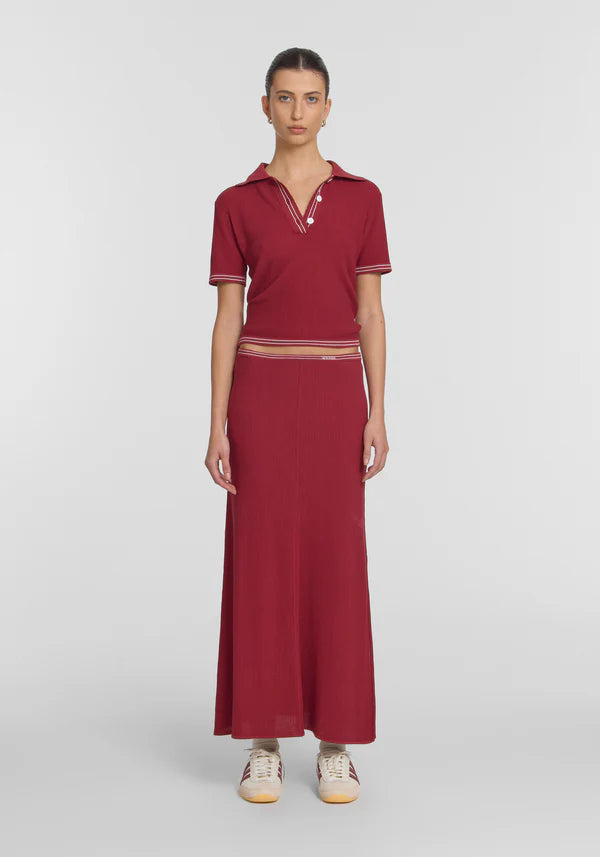 Showtime Skirt in Red Viktoria + Woods