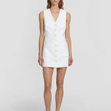 Cascade Dress in Ivory Viktoria + Woods