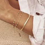 Stevie Cuff Bracelet in Gold Arms of Eve