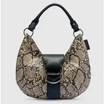 python print bag with silver buckle clothlifestyle boutique