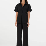 Edra Pant in Black Elka Collective