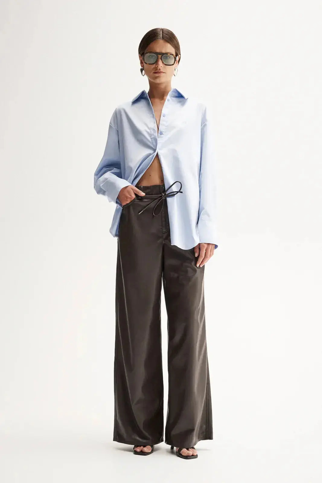Carter Shirt in Blue Elka Collective Cloth Lifestyle Boutique