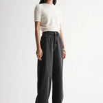 Mochi Knit Tee in White Elka Collective