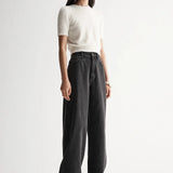 Mochi Knit Tee in White Elka Collective