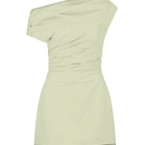 Blane Layered Mini Dress in Pistachio One of Others