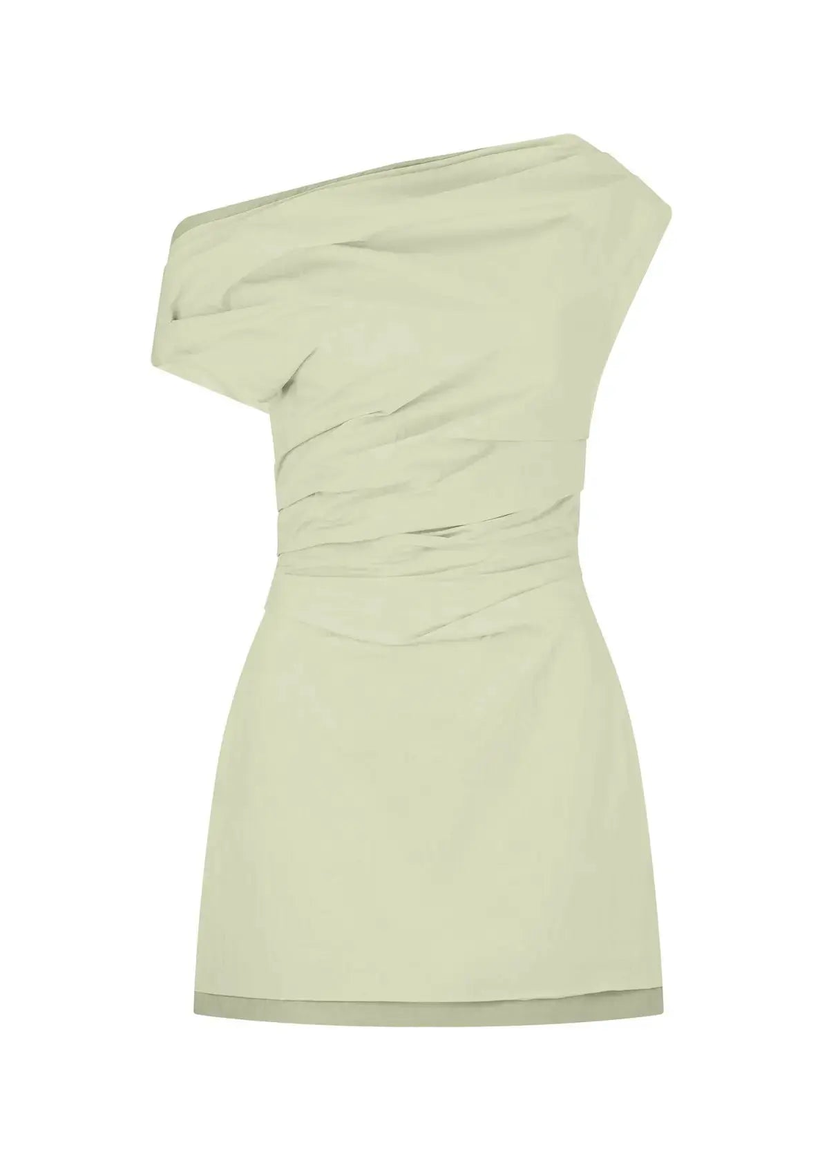 Blane Layered Mini Dress in Pistachio One of Others