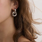 Loop Hoop in Gunmetal Anna Rossi
