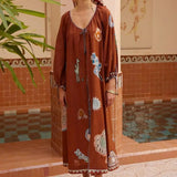 Laurence Tie Front Shirtdress