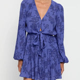 Jamie Tie Front Mini Dress Kivari