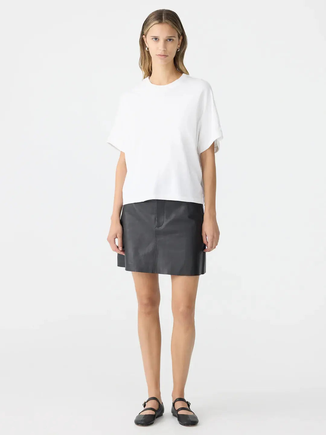 Boxy crew neck s/s t.shirt Bassike