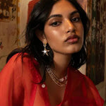 Portia Earrings Mountain and Moon