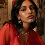 Portia Earrings Mountain and Moon