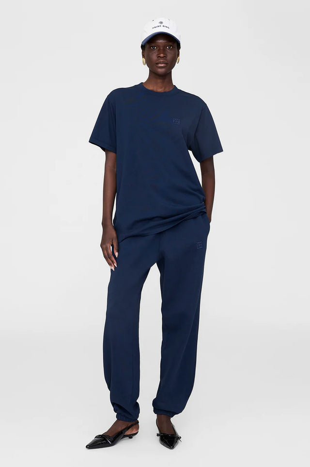 Jeremy Cap in Ivory and Navy Anine Bing