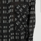Knox Shirt in Black Blanca