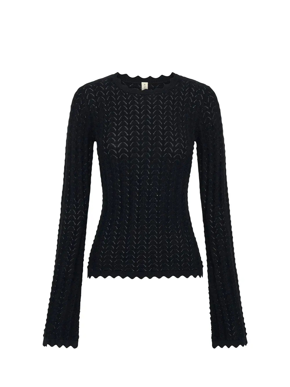 Logan Knit Top in Black Kivari