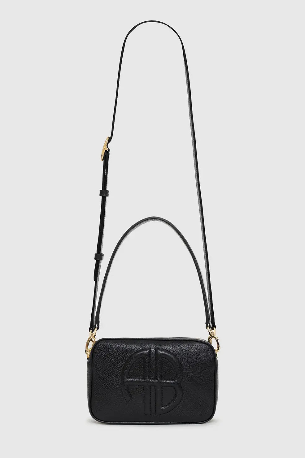 Lili Bag in Black Pebbled Anine Bing