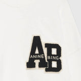 White crew neck letterman sweat by anine
Bing at Clothlifestyle boutique