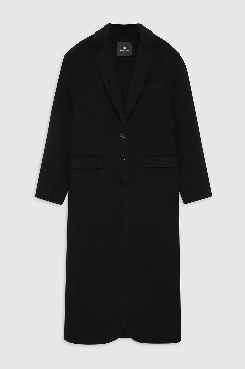 Cloth Lifestyle Boutique Quinn Coat in Black Cashmere Blend