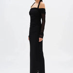 Sonnet Mesh Dress in Black Misha