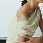 Blane Layered Mini Dress in Pistachio One of Others